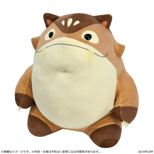 Monster Hunter Wilds Mochi-Cuddly Plush: Wudwud Barrel 