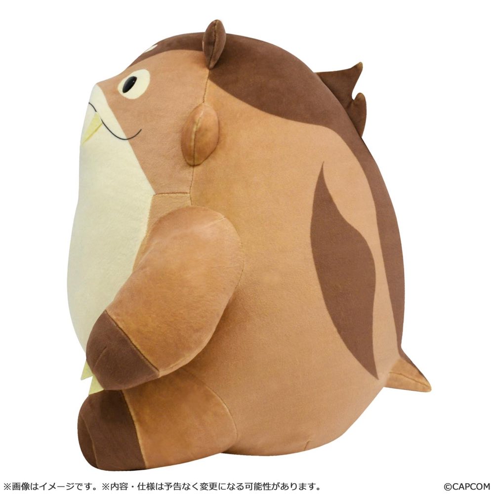 Monster Hunter Wilds Mochi-Cuddly Plush: Wudwud Barrel "B"