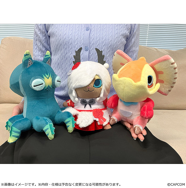 Monster Hunter Wilds Plush: Chibi Palico Felyne Nu Udra