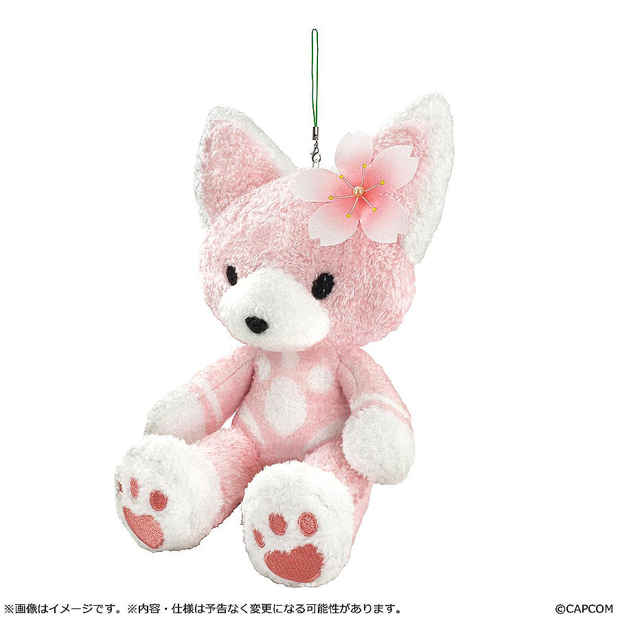 Monster Hunter Wilds Plush: Sakura Felyne Teddy
