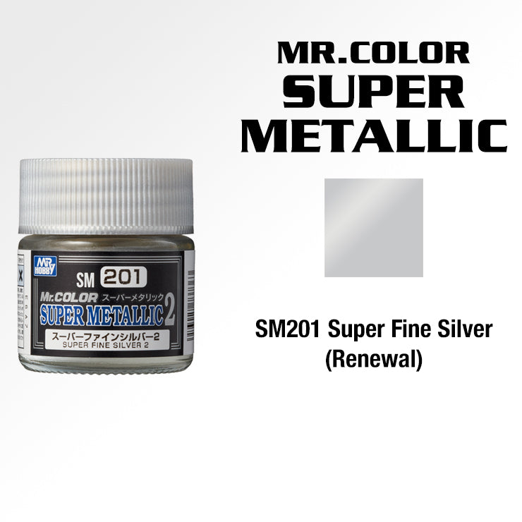 Color Sm100 SM201 Mr. Color Super Fine Silver 2 – Gundam Planet