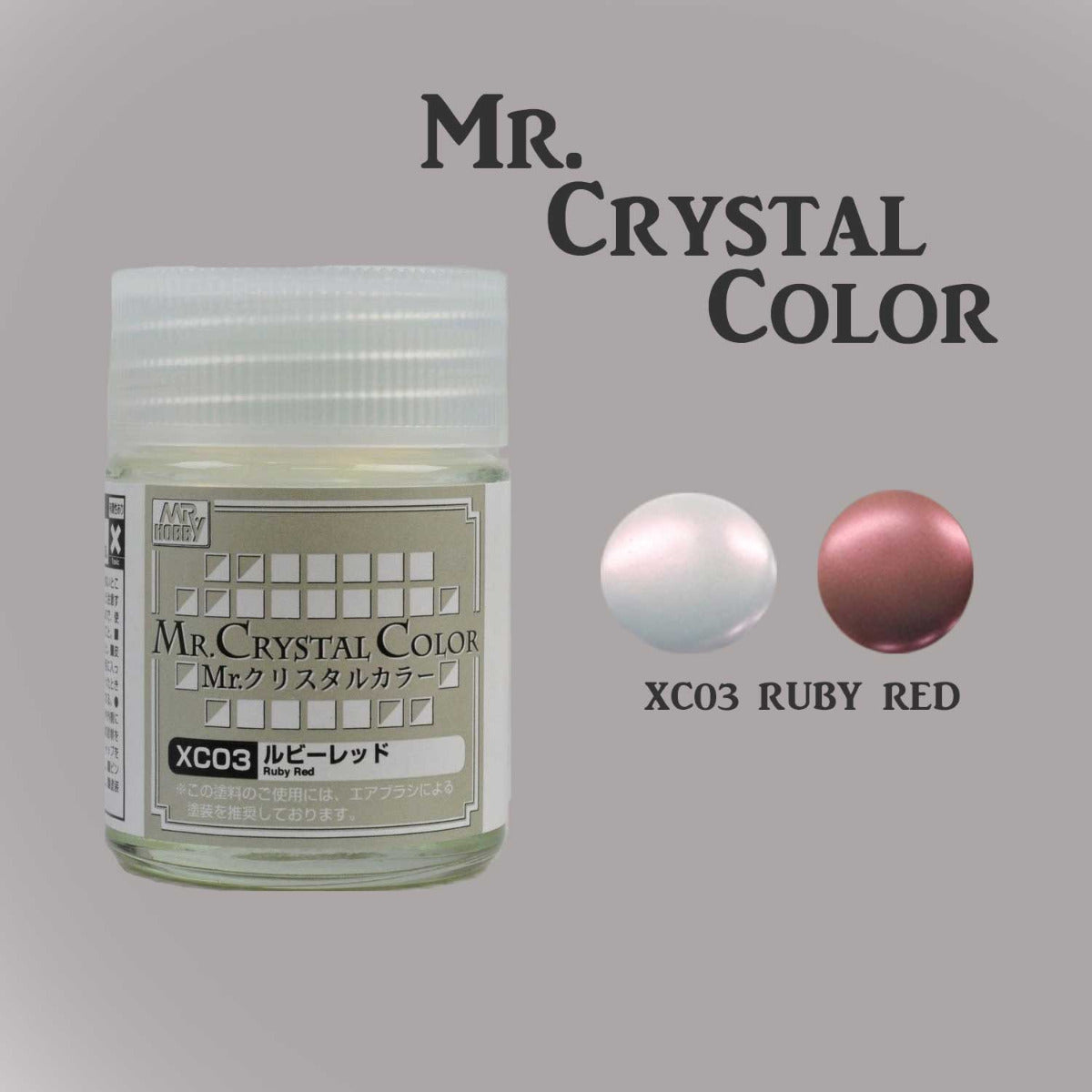 Mastercolor Ruby Set XC03 Mr. Crystal Color Ruby Red – Gundam Planet