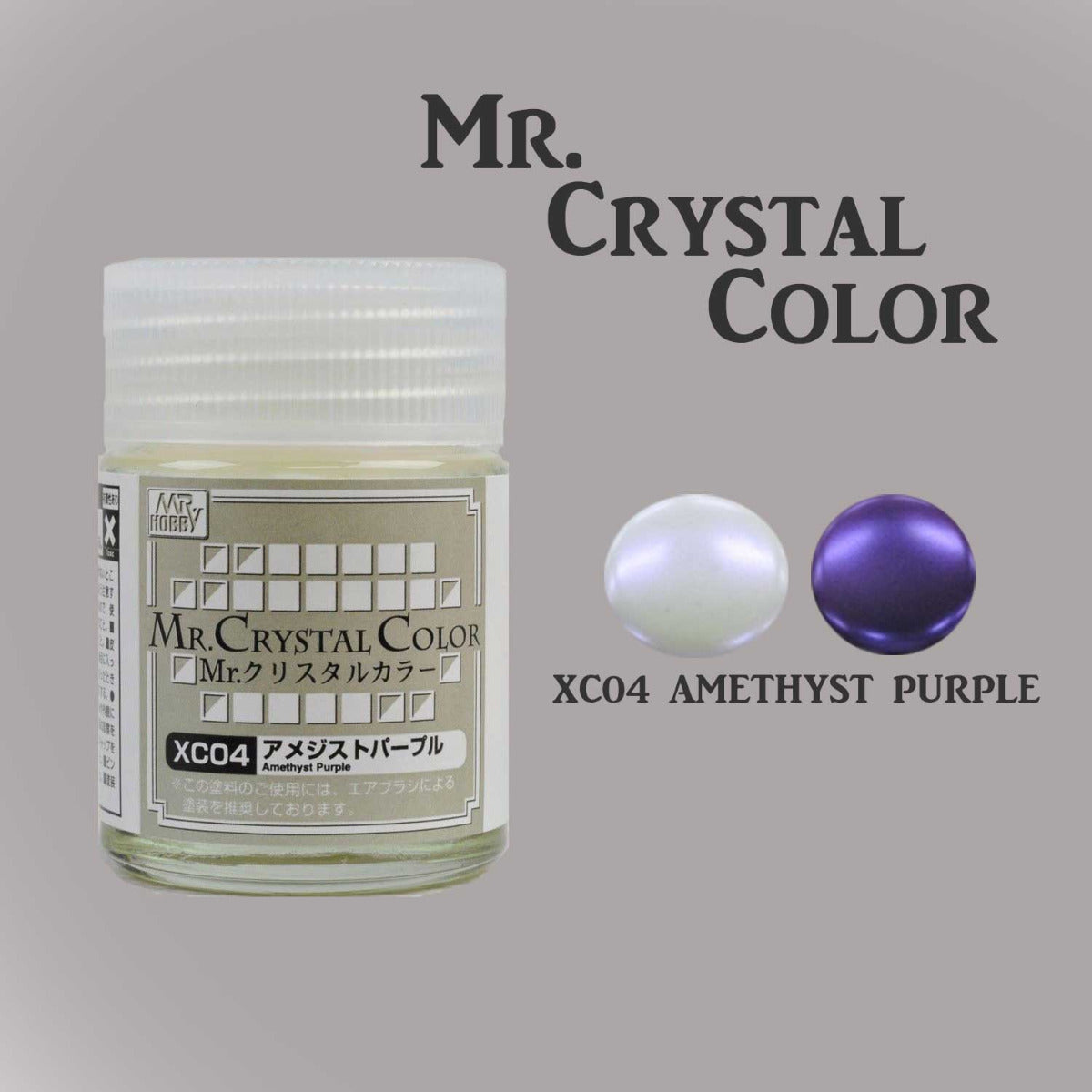 4mr Color XC04 Mr. Crystal Color Amethyst Purple – Gundam Planet