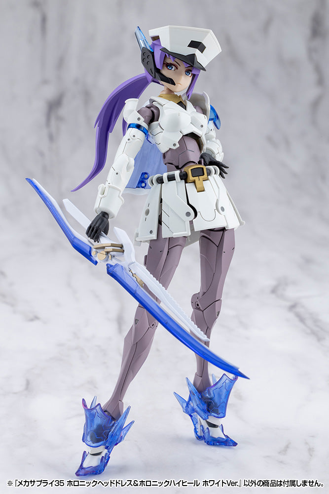 MSG MJ35J Mecha Supply 35 Holonic Headdress & Holonic High Heels White Ver.