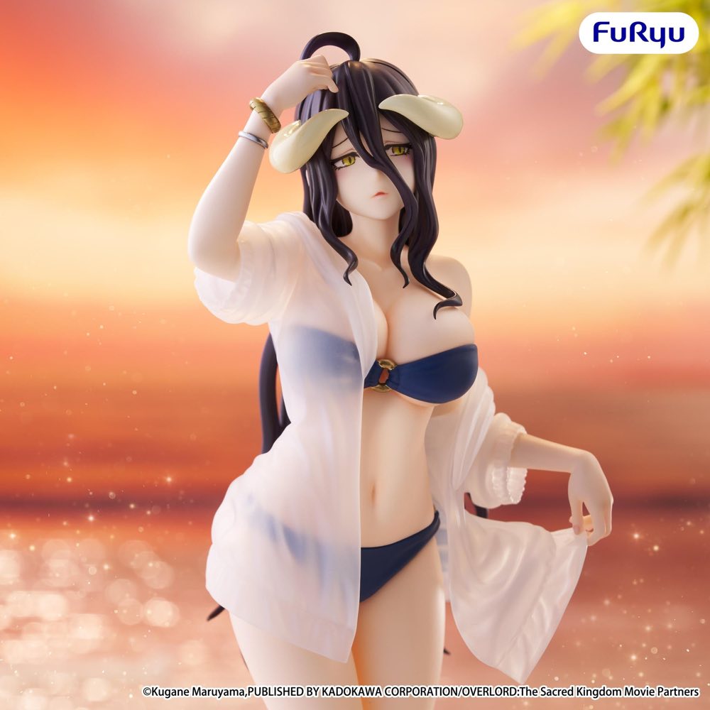 Muchute Figure: Albedo Aqua Ver. (Overlord)
