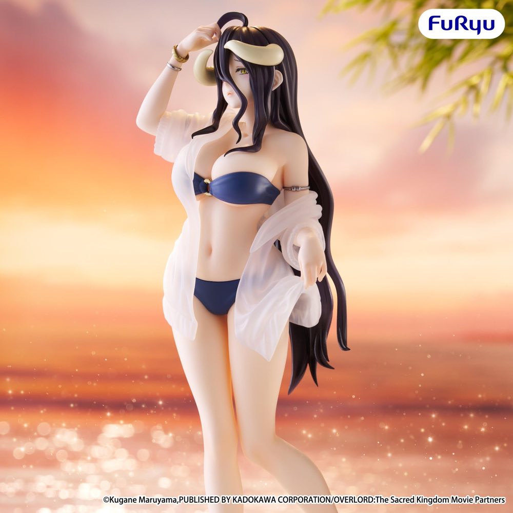 Muchute Figure: Albedo Aqua Ver. (Overlord)