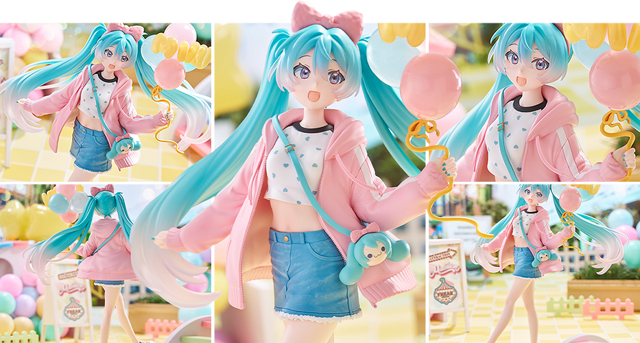 Muchute Figure: Hatsune Miku Theme Park Date Ver. - Box image