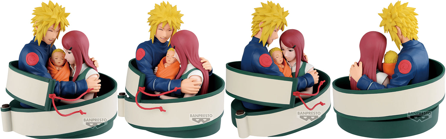 Naruto 72 Series 53: Minato, Naruto & Kushina - Box image