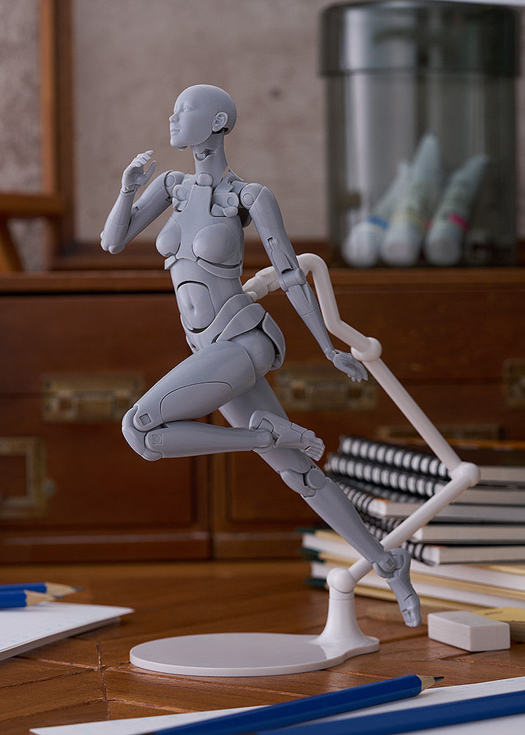 Nishimura Style Drawing Doll Olive Gray