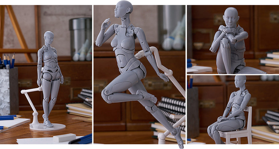 Nishimura Style Drawing Doll Olive Gray - Box image