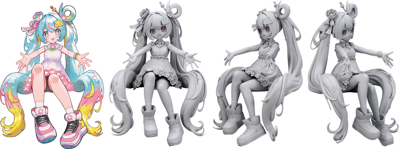 Noodle Stopper Figure: Hatsune Miku 10th Anniversary - Box image