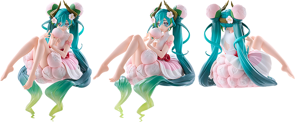 Noodle Stopper Figure: Hatsune Miku Flower Fairy White Plum Blossom - Box image