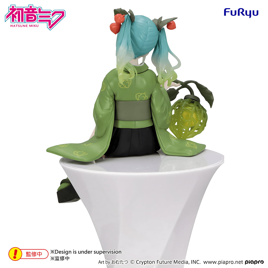 Noodle Stopper Figure: Hatsune Miku Flower Fairy Winter Cherry Green Color Ver.