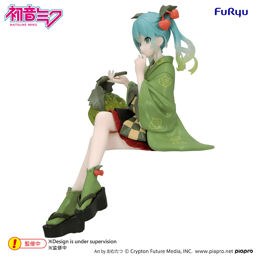 Noodle Stopper Figure: Hatsune Miku Flower Fairy Winter Cherry Green Color Ver.