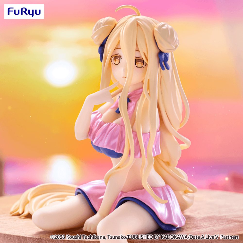 Noodle Stopper Figure: Mukuro Hoshimiya Swimsuit Pastel Pink Color Ver. (Date A Live)