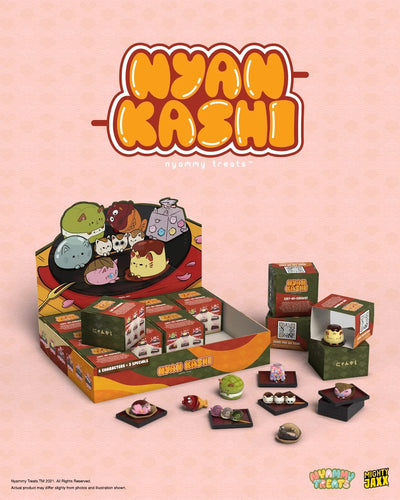 Nyan Kashi Nyami Treats (9 Types / 12 Per Box) - Box image