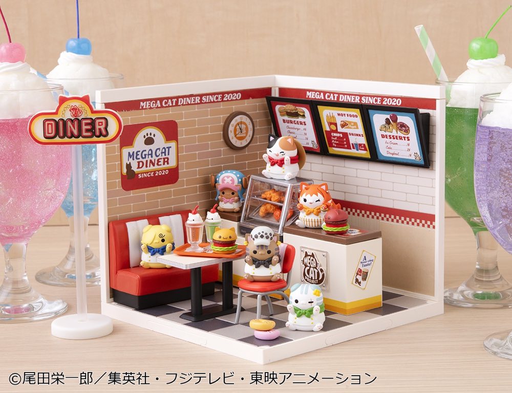 NyanPieceNyan! Megacat Diner (box of 6)