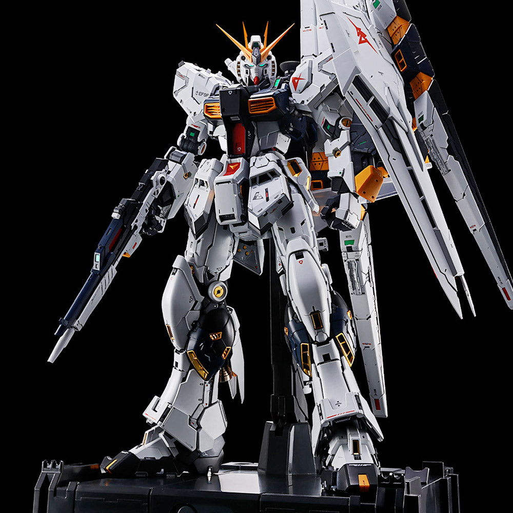 PG Unleashed RX-93 Nu Gundam with internal LED system and display base