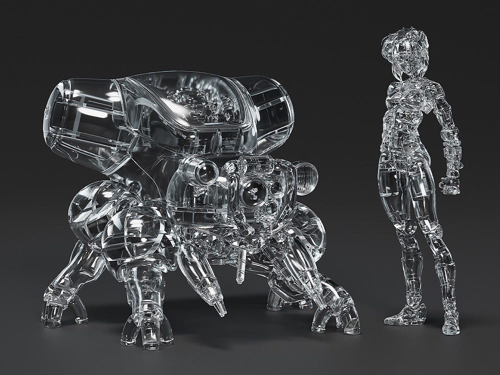 PLAMAX minimum factory 1/20 MF-96 Motoko Kusanagi with Fuchikoma: Thermoptic Camouflage Ver. Manga Edition (Ghost in the Shell)