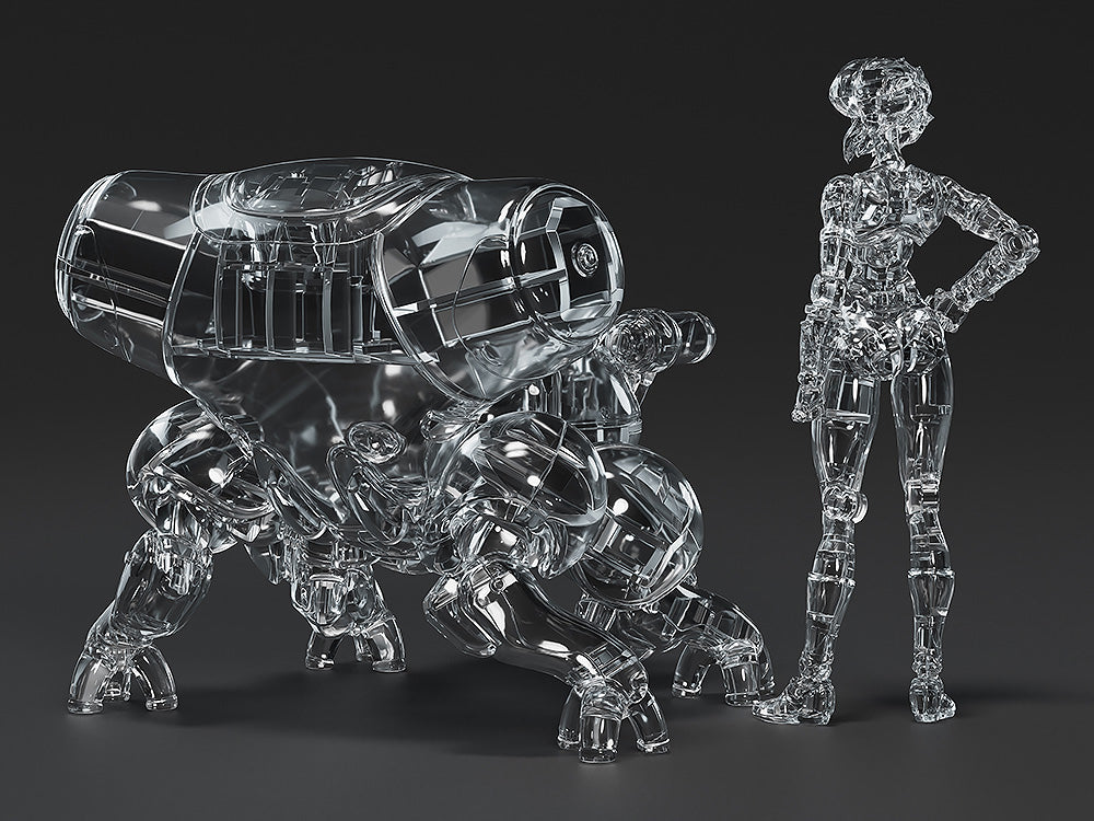 PLAMAX minimum factory 1/20 MF-96 Motoko Kusanagi with Fuchikoma: Thermoptic Camouflage Ver. Manga Edition (Ghost in the Shell)