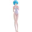 POP UP PARADE L Beach Queens Rei Ayanami One-Piece Style (Rebuild of Evangelion) Base, Thumbnail
