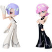 POP UP PARADE Polyester & Polyurethane Set (New Panty & Stocking with Garterbelt) Base