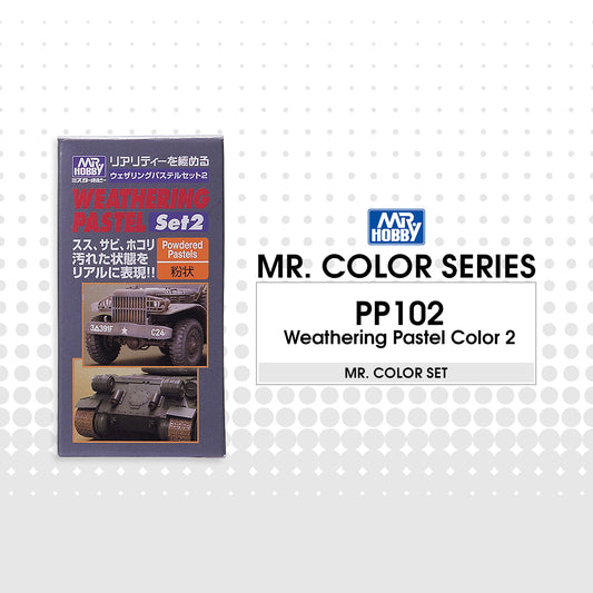 PP102 Mr. Color Set: Weathering Pastel Color 2