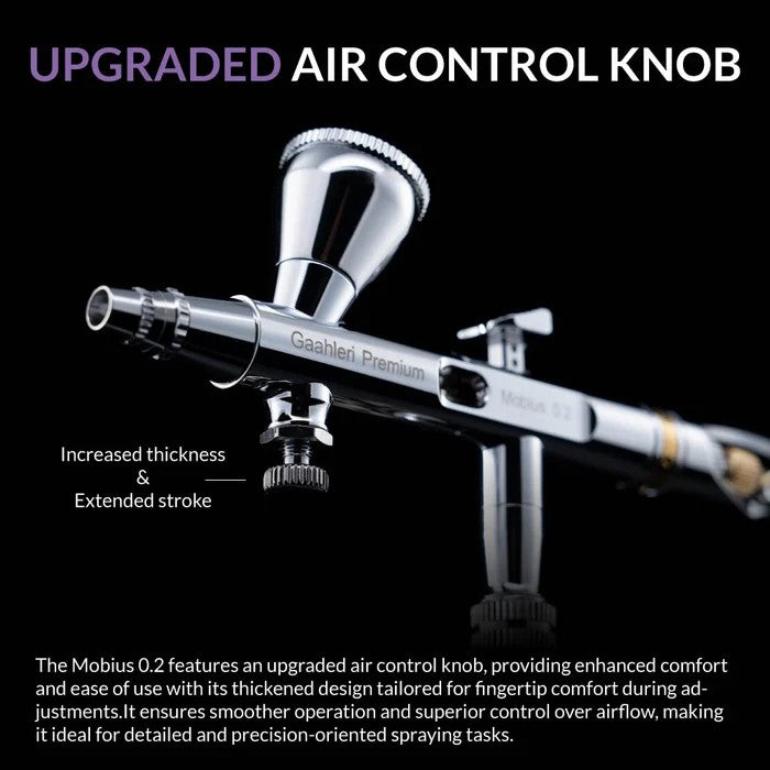 Premium Series GHPM-Mobius 0.2mm Airbrush