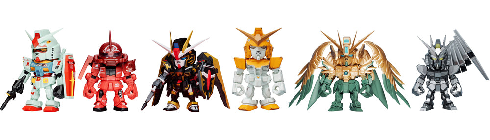 QMSV Mini Gundam 5th Anniversary Ver. (8 Types / 8 Per Box) - Box image