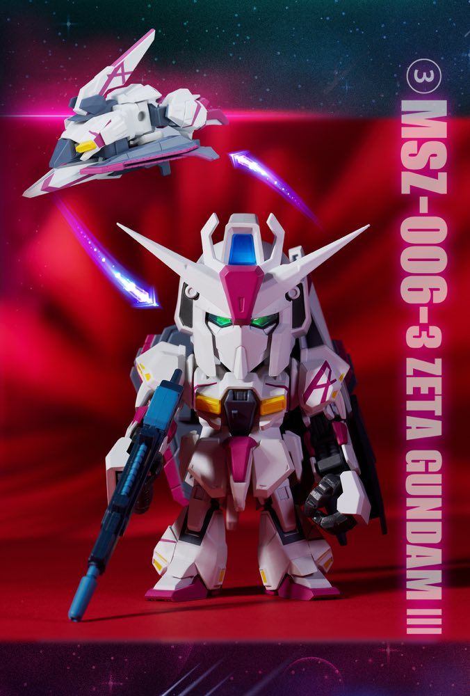 QMSV Mini Zeta Gundam Transformation (box of 8)