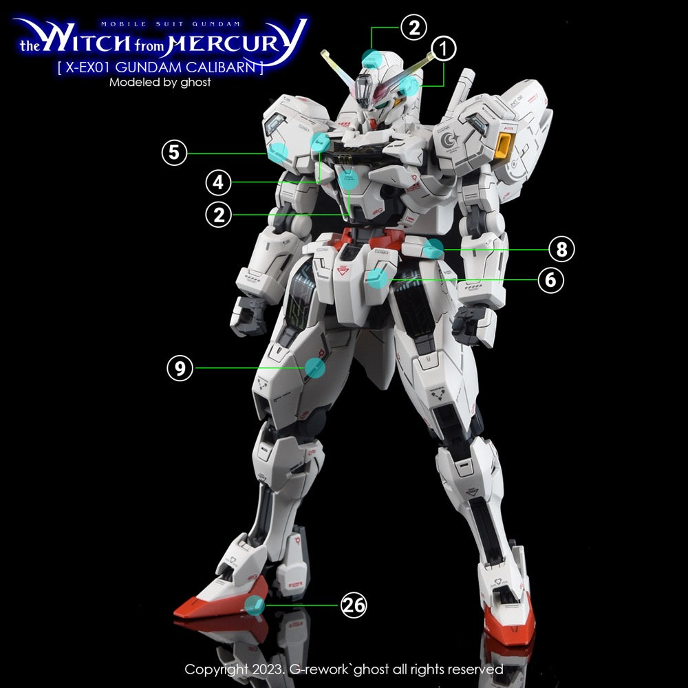 G-REWORK Decal HG Gundam Calibarn – Gundam Planet