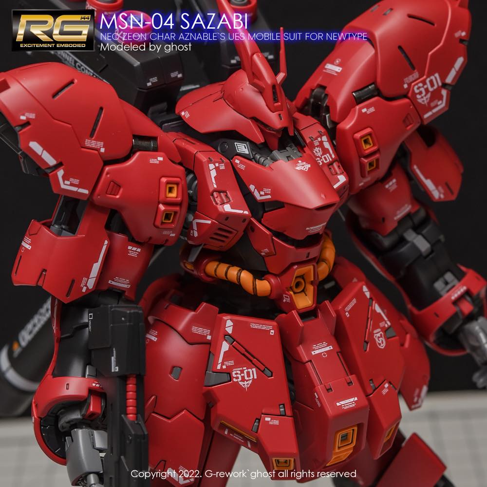 G-REWORK Decal RG29 RG Sazabi (Decal v2.0) – Gundam Planet