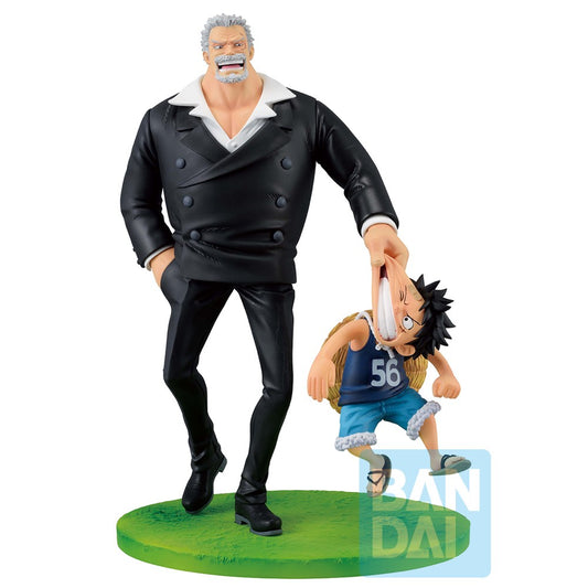 Revible Moment Ichibansho Figure: Monkey.D.Luffy & Monkey.D.Garp (Road to Down) (One Piece)