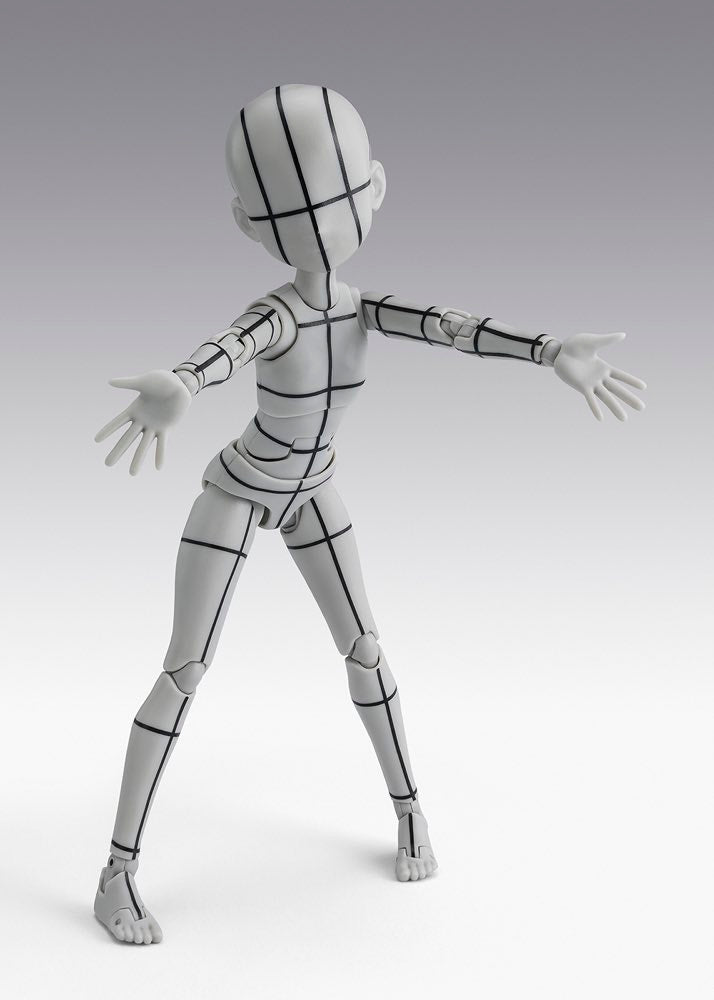 S.H.Figuarts Body-chan Ken Sugimori Edition (Wireframe Gray Color Ver.)