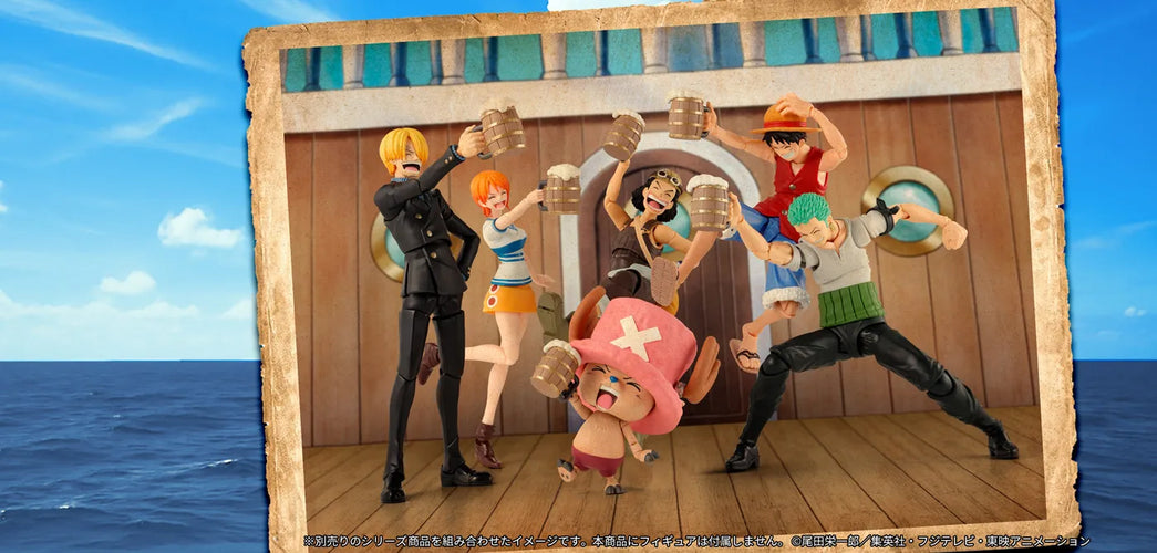 S.H.Figuarts The Straw Hat Crew Party Set (One Piece) - Box image
