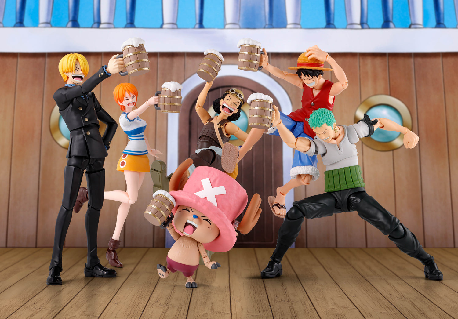 S.H.Figuarts The Straw Hat Crew Party Set (One Piece)
