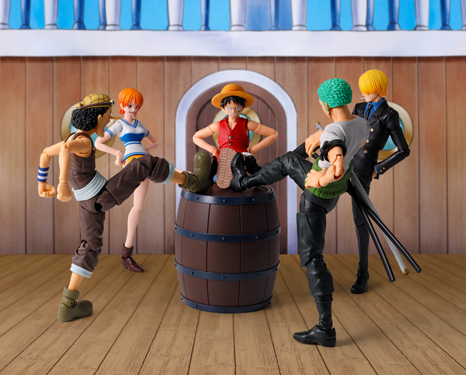 S.H.Figuarts The Straw Hat Crew Party Set (One Piece)