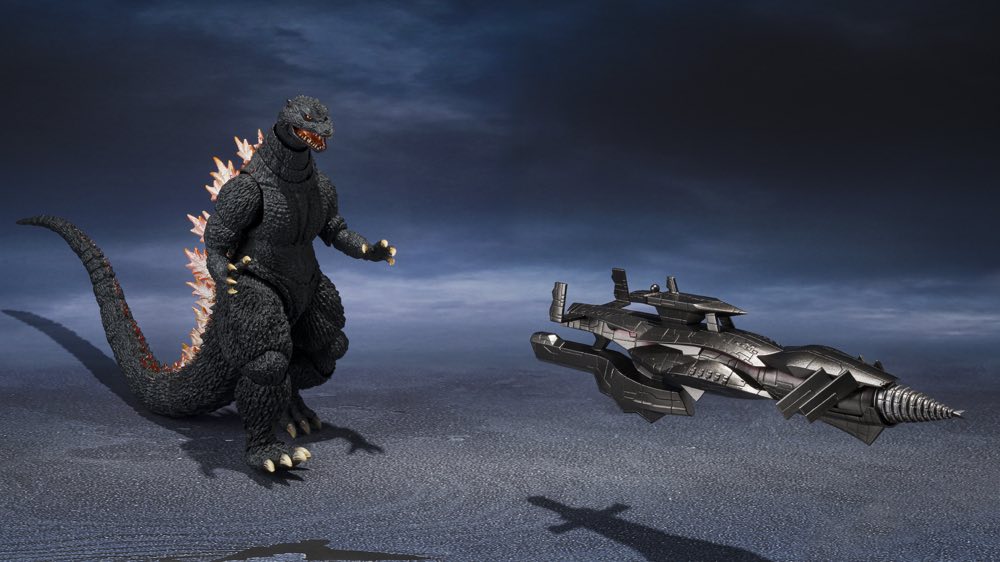 S.H.MonsterArts Godzilla [2004] Heat Ray Ver. Vs. New Gotengo