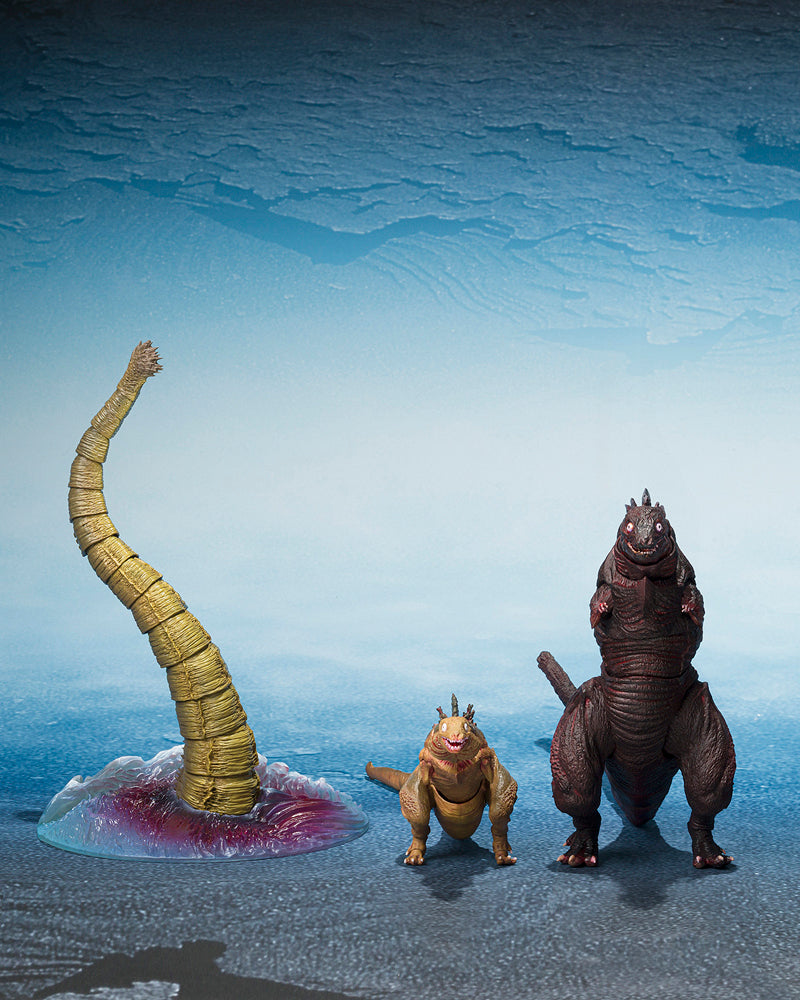 S.H.MonsterArts Godzilla [2016] The Second Form & Third Form & Giant Unidentified Creature Set