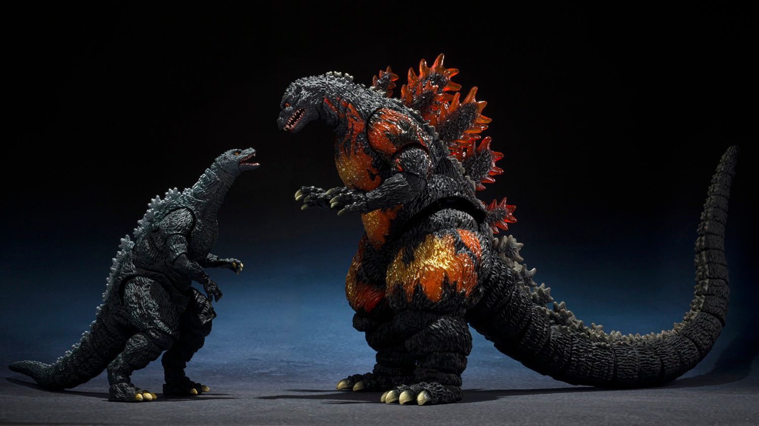 S.H.MonsterArts Godzilla Jr. & Destoroyah Evolution Set