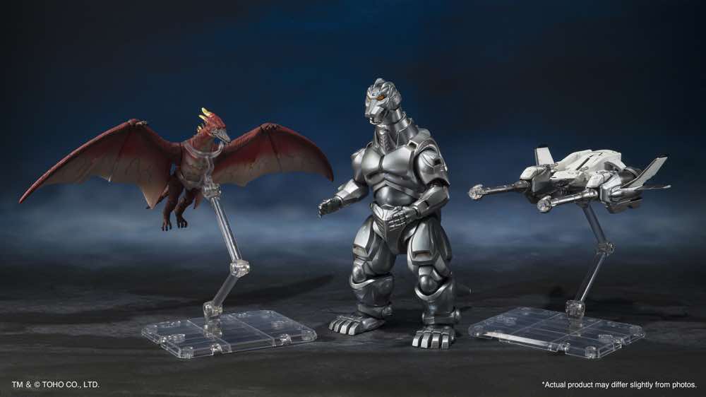 Garuda Fire S.H.MonsterArts Mechagodzilla & Garuda & Fire Rodan Makuhari Decisive ...