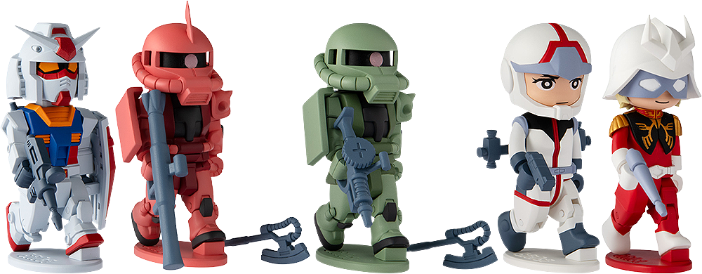 Shokugan bitlot Gundam [Mobile Suit Gundam] (5 types / 10 per box) - Box image