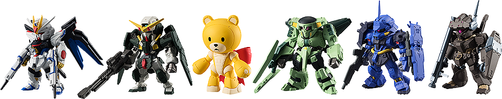 Shokugan FW Gundam Converge #4 (6 types / 10 per box) - Box image