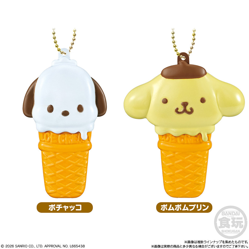 Shokugan Hello Kitty & Friends Ice Creamy Case Charm (Box of 10)