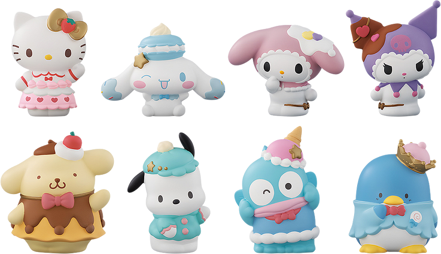 Shokugan Hello Kitty & Friends Sweet Friends (8 types / 12 per box) - Box image