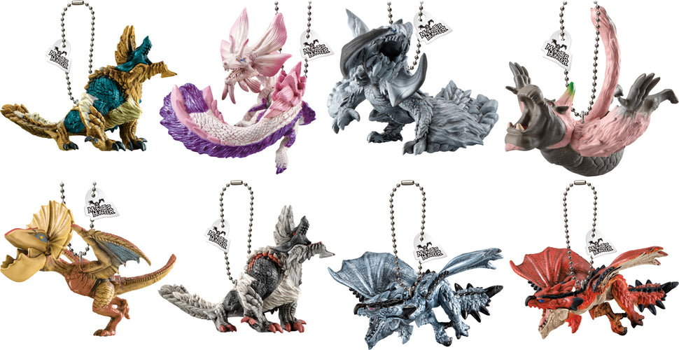 Shokugan Monster Hunter Mascot Charm Collection (8 Types / 10 Per Box) - Box image