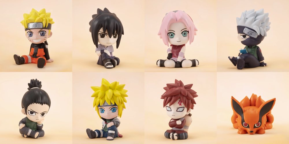 Naruto Shokugan Relaxing Mascot (8 Types / 10 Per Box) - Box image