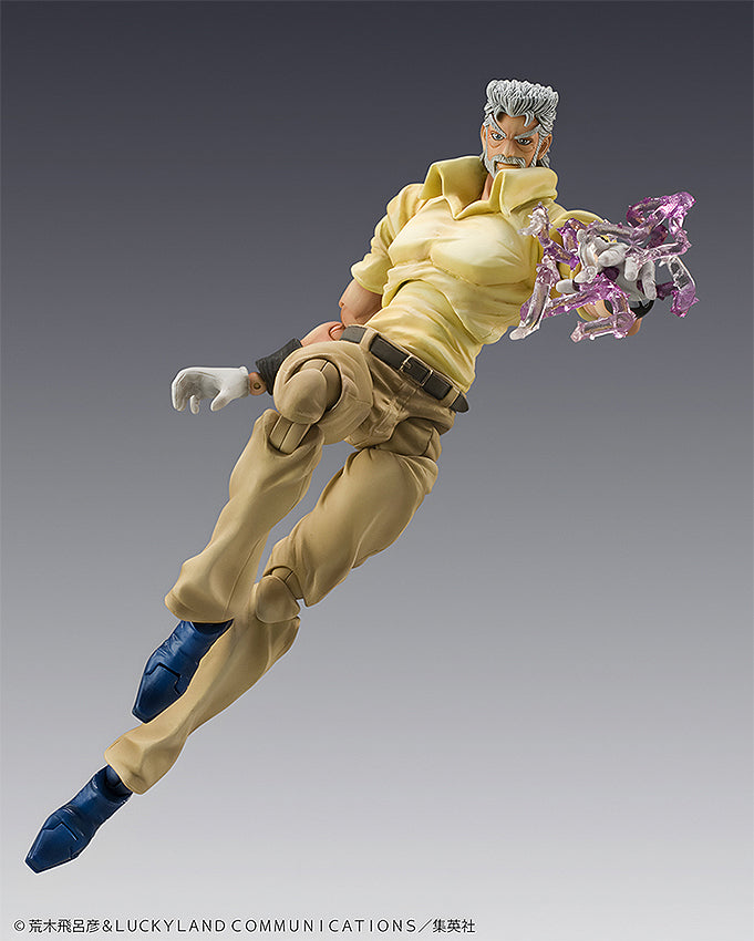 Super Action Statue Joseph Joestar & Iggy (JoJo's Bizarre Adventure)