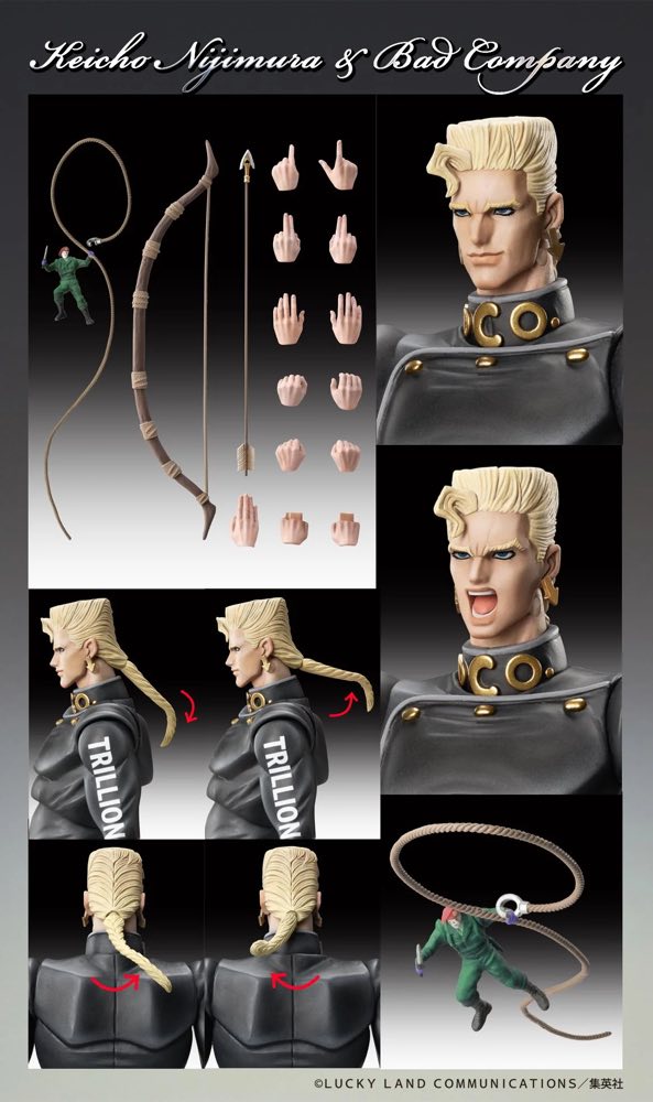 Super Action Statue Keicho Nijimura & Bad Company (JoJo's Bizarre Adventure)