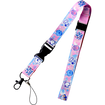 Tamagotchi Paradise Lanyard: Pastel Pink Base, Thumbnail
